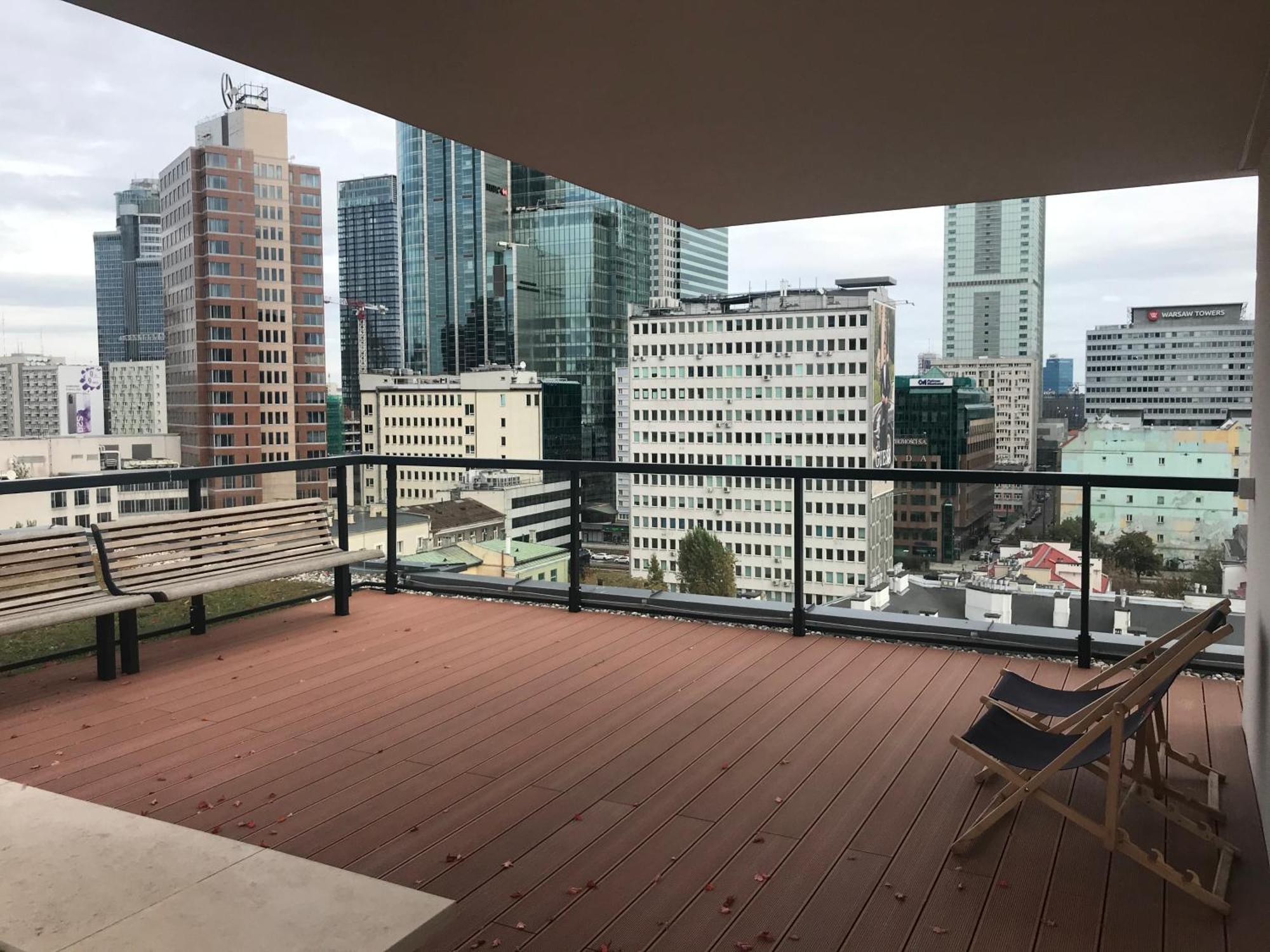 Sienna 65 - Taras Na Dachu Z Panorama 360 Na Warszawe -Roof Terrace With A Beautiful View - Prywatny Balkon - Private Balcony - Better Rental Warsaw Exterior photo